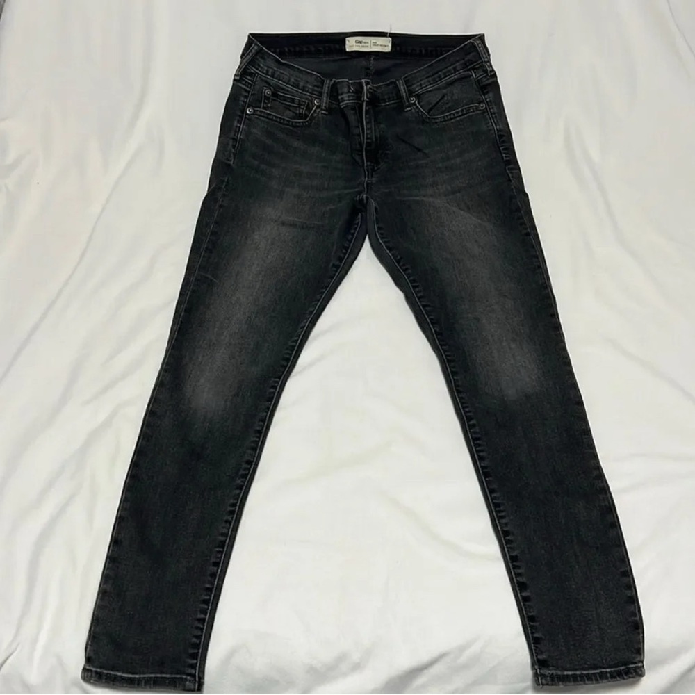 Women's Black “True Skinny” Low Rise 29 Short Jeans